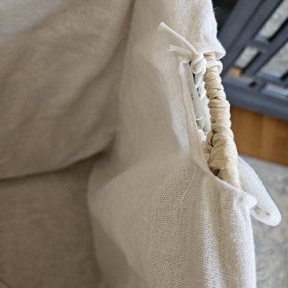 HOTEL ΜΑΥΖΟΝ BY RGI HOME Half Moon Wicker Laundry Hamper Basket with Lid Handles - Picture 12 of 16